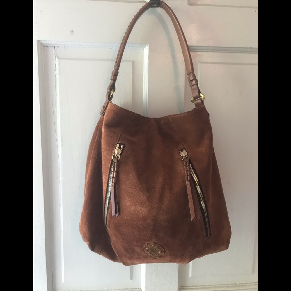 OrYany brown hobo shoulder bag braided strap